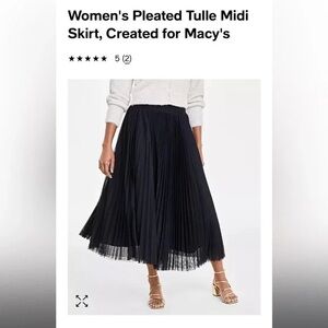 Lucy Paris Black A-Line Maxi Skirt